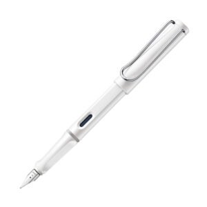 Pluma Fuente Lamy Safari Blanca