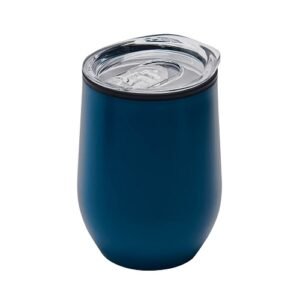 Vaso térmico de acero inoxidable azul