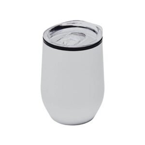 Vaso térmico de acero inoxidable blanco
