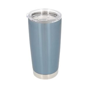 Termo metálico azul cielo