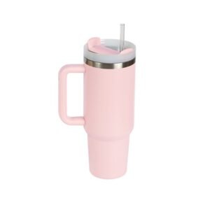 Vaso térmico de acero inoxidable rosa