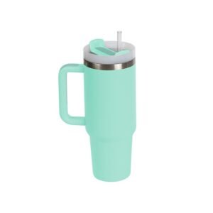 Vaso térmico de acero inoxidable verde
