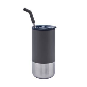 Termo de acero con popote